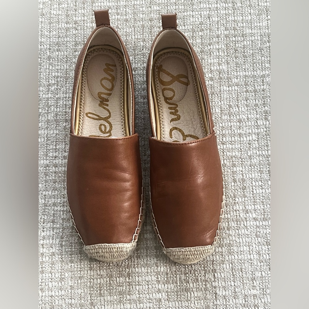 Sam Edelman women leather espadrille shoes in 6.5